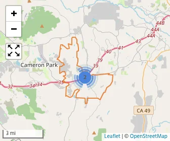 Area schools map